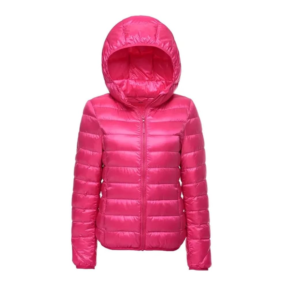Amazon.com: Women Hooded Short Puffer Jackets White Duck